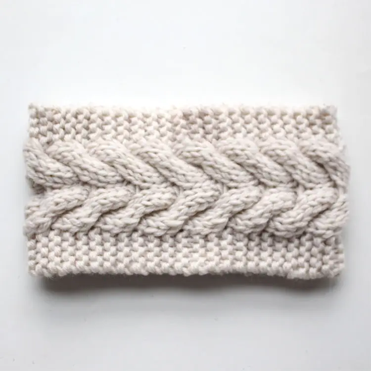 New Korean Twist Knitted Wool Hair Band for Women