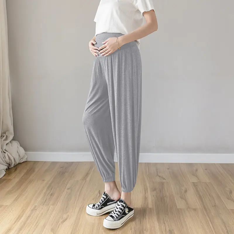 Maternity Leggings Modal Spring Summer Harem Shrinking Pants - Image 7