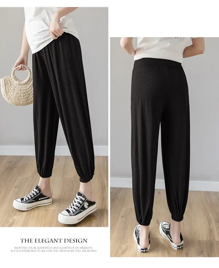 Maternity Leggings Modal Spring Summer Harem Shrinking Pants — feature 13