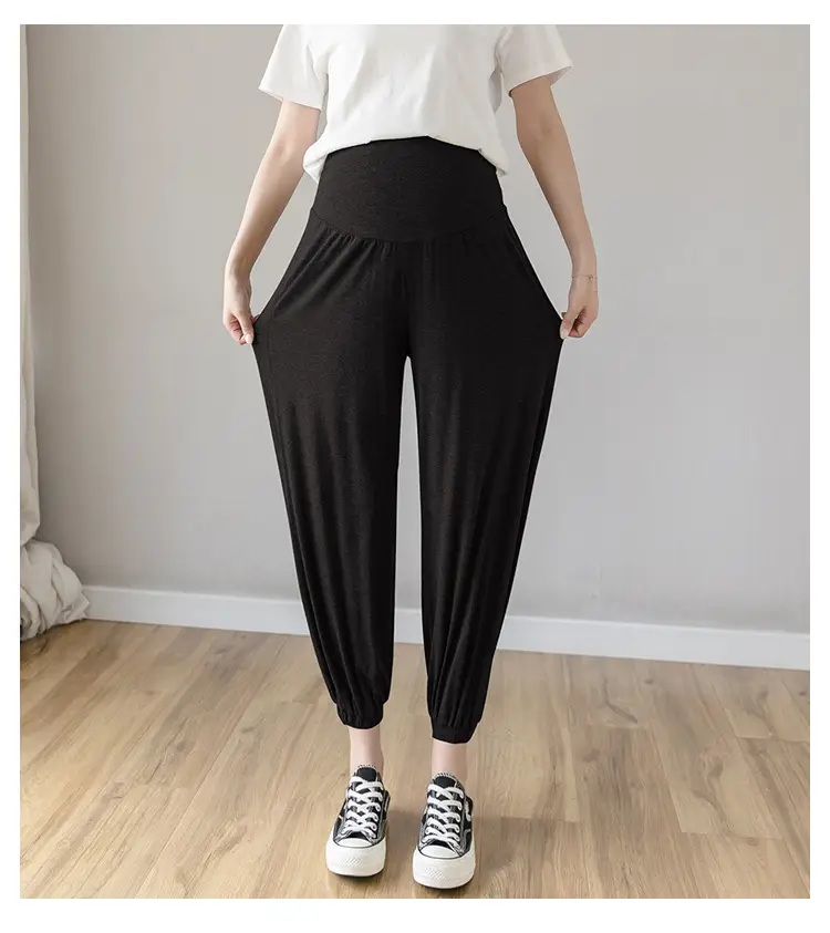 Maternity Leggings Modal Spring Summer Harem Shrinking Pants — feature 16