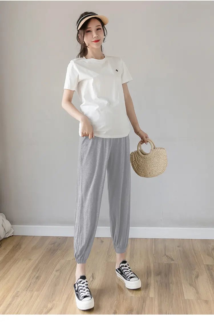 Maternity Leggings Modal Spring Summer Harem Shrinking Pants — feature 21
