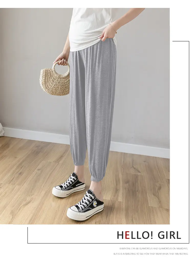 Maternity Leggings Modal Spring Summer Harem Shrinking Pants — feature 22