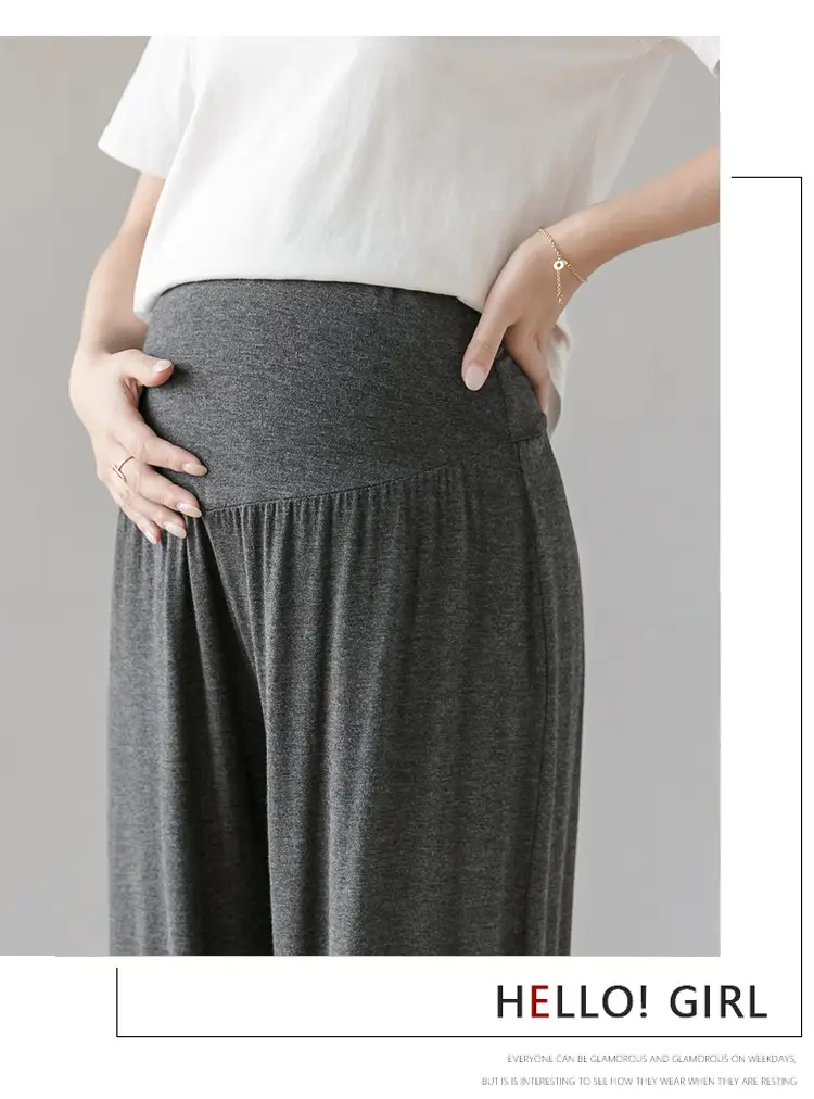 Maternity Leggings Modal Spring Summer Harem Shrinking Pants — feature 32