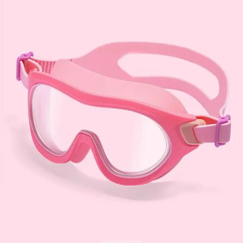 Big frame swimming goggles-powder