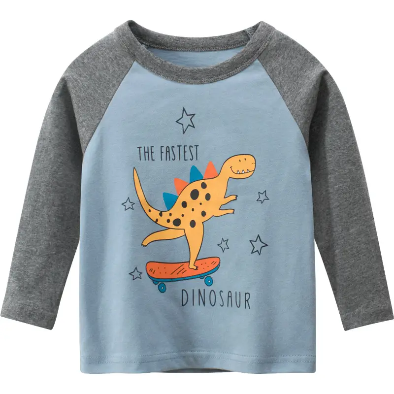 Kids' Light Blue Long Sleeve T-Shirt 2025 - Image 5