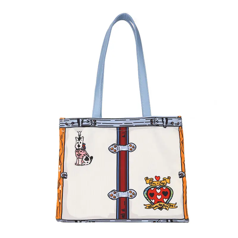 Korean Style Clear Canvas Bucket Bag 2025 - Image 6