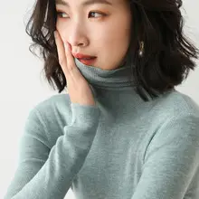 Women Long Sleeve Knit Sweater V Neck Plus Size — feature 3
