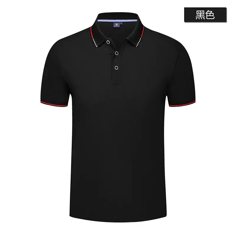 Men Light Blue Silk Cotton Polo T-Shirt Short Sleeve