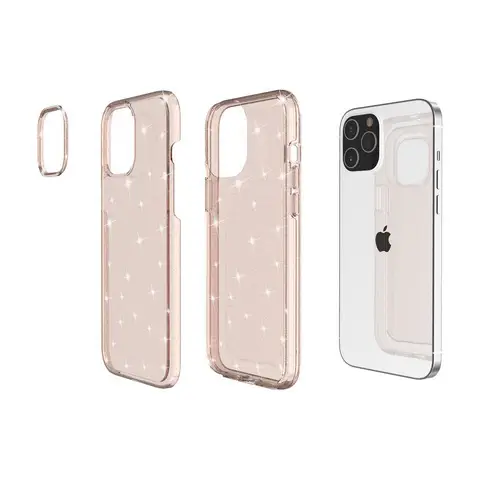 Transparent iPhone 14 15 Case Starry Grey TPU PC Two Color Set - Image 9