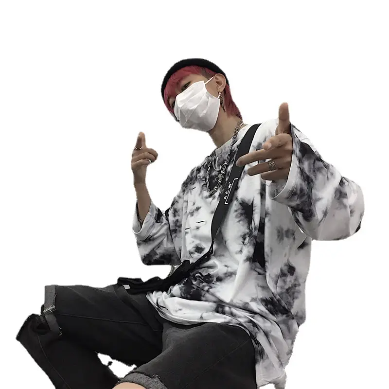 Korean Style Tie-Dye T-Shirt for Men