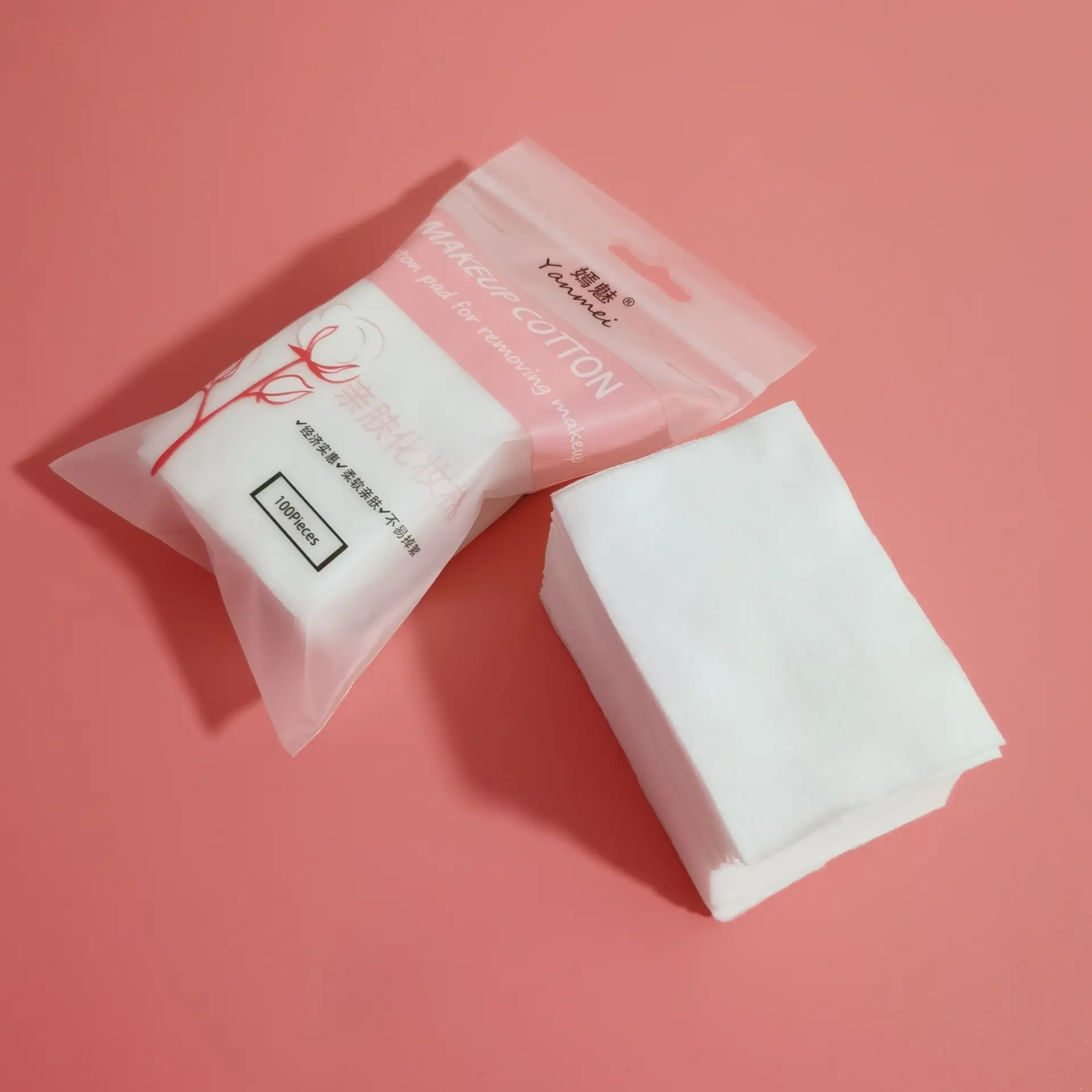 Cotton Makeup Remover Pads 100 Set - Image 4