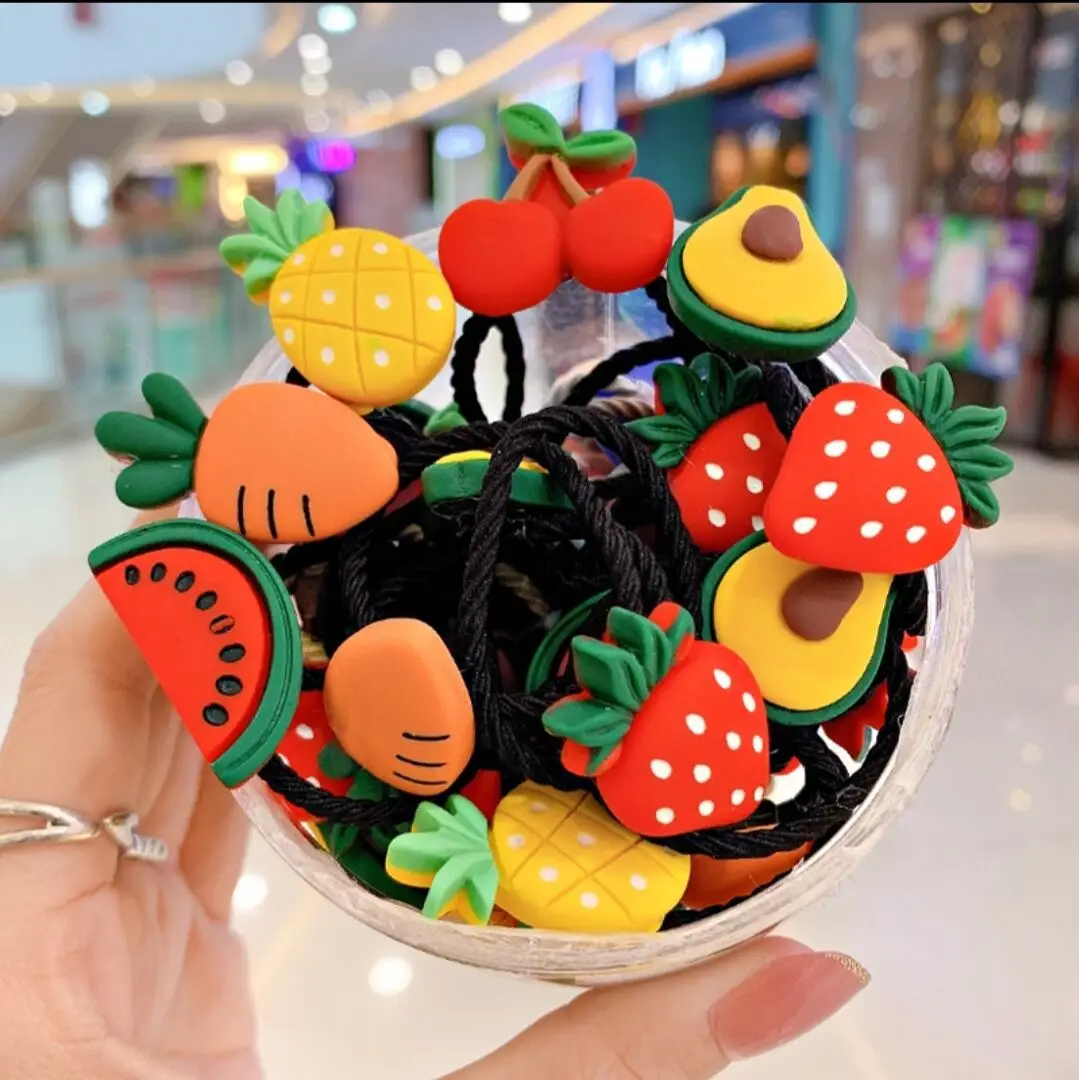 Fruit Headband for Girls Rubber Hair Accessory