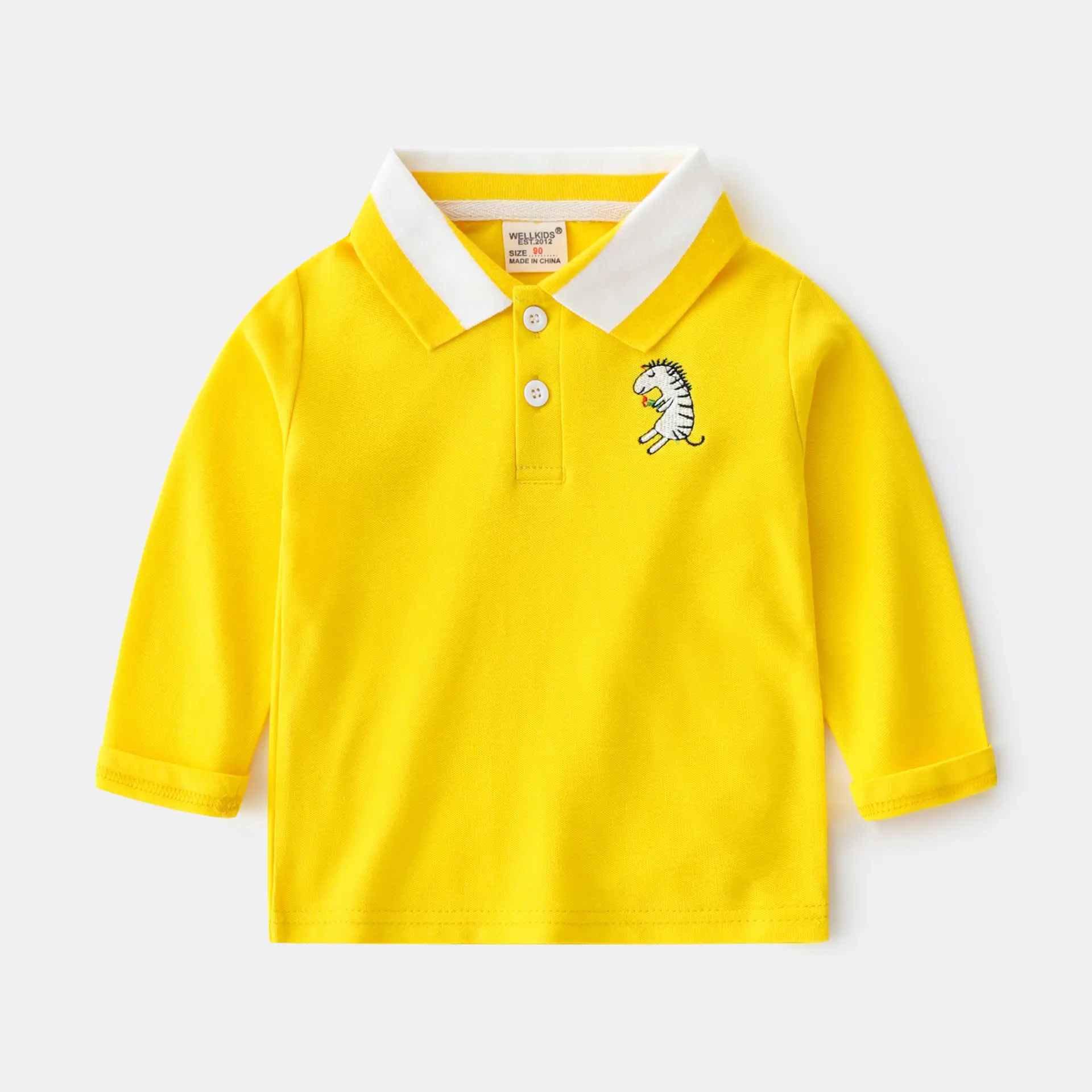 Blue Boys One Piece Polo T-Shirt with One Piece Design