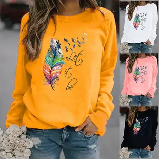 Women Pink Leopard Heart Crewneck Sweatshirt — feature 1