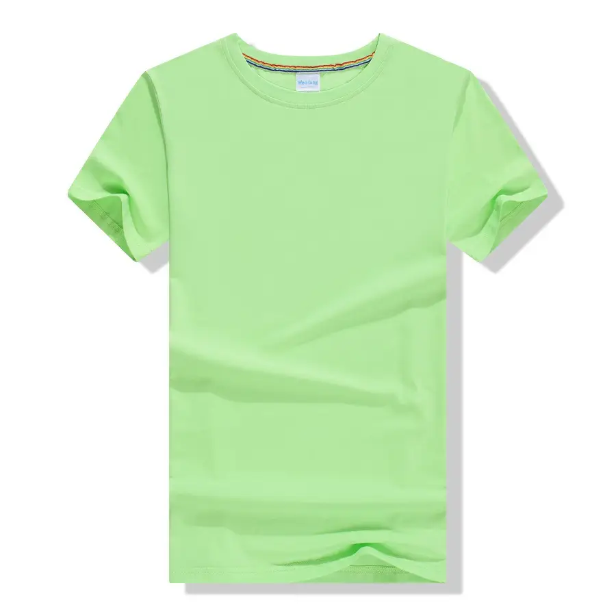 Men Red Ice Silk Cotton T-Shirt Short Sleeve Stretchy - Image 10