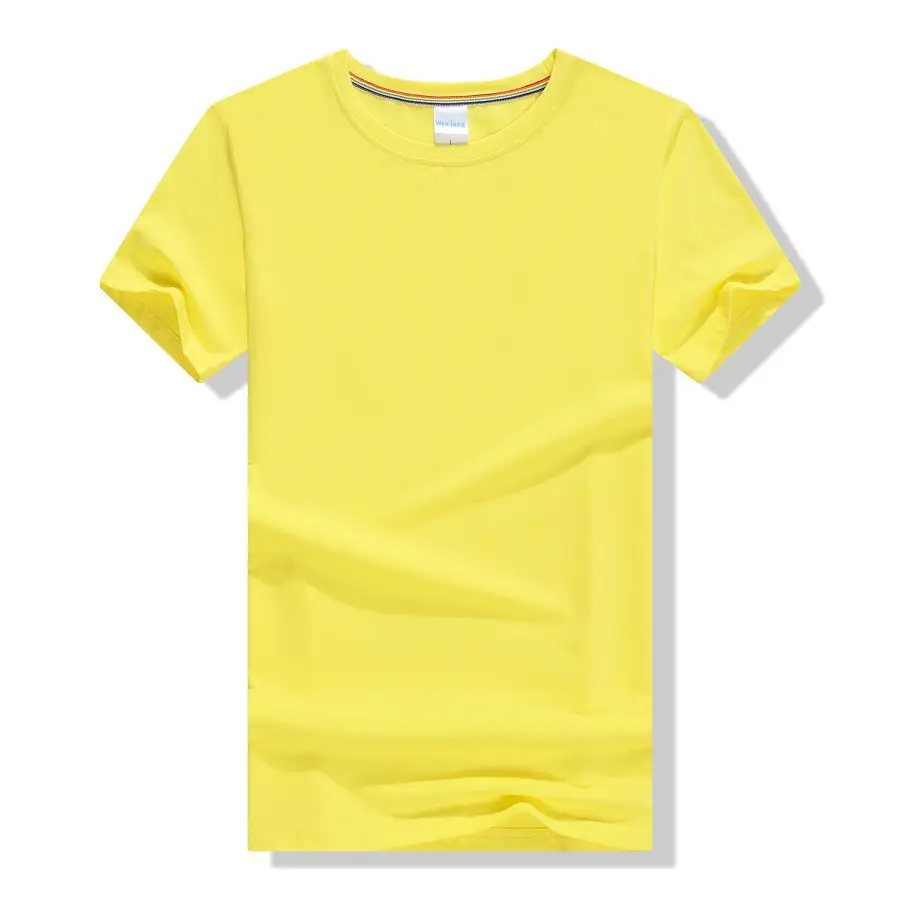Men Red Ice Silk Cotton T-Shirt Short Sleeve Stretchy - Image 5