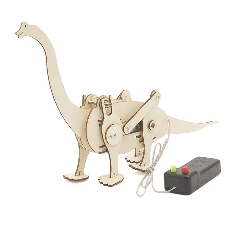 Children's Mechanical Dinosaur DIY Kit with PPT Guide - Image 4