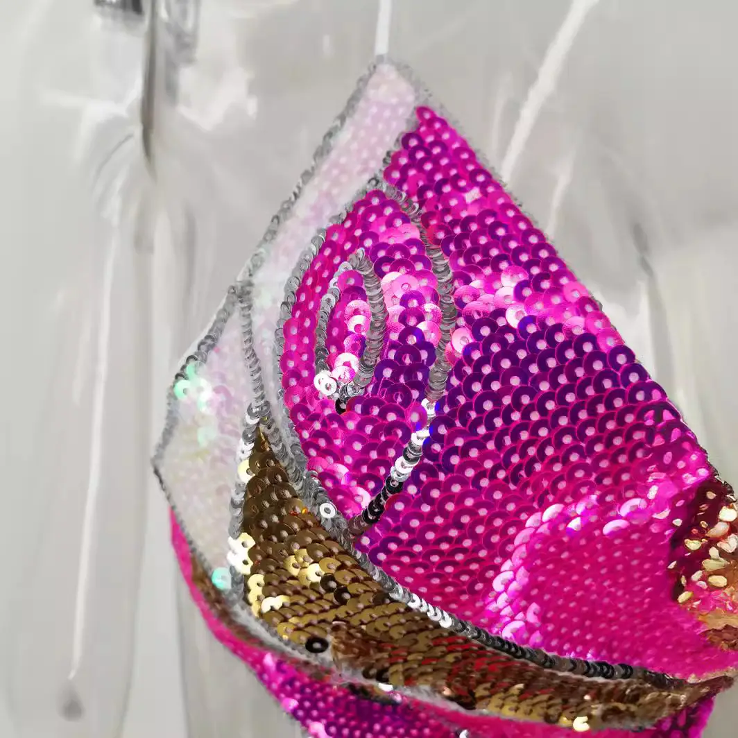 Sexy Butterfly Sequin Vest Top for Women - Image 6