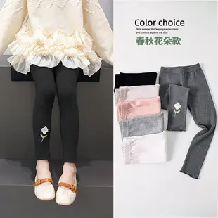 Girls Cotton Cartoon Embroidered Leggings Spring Autumn — feature 7