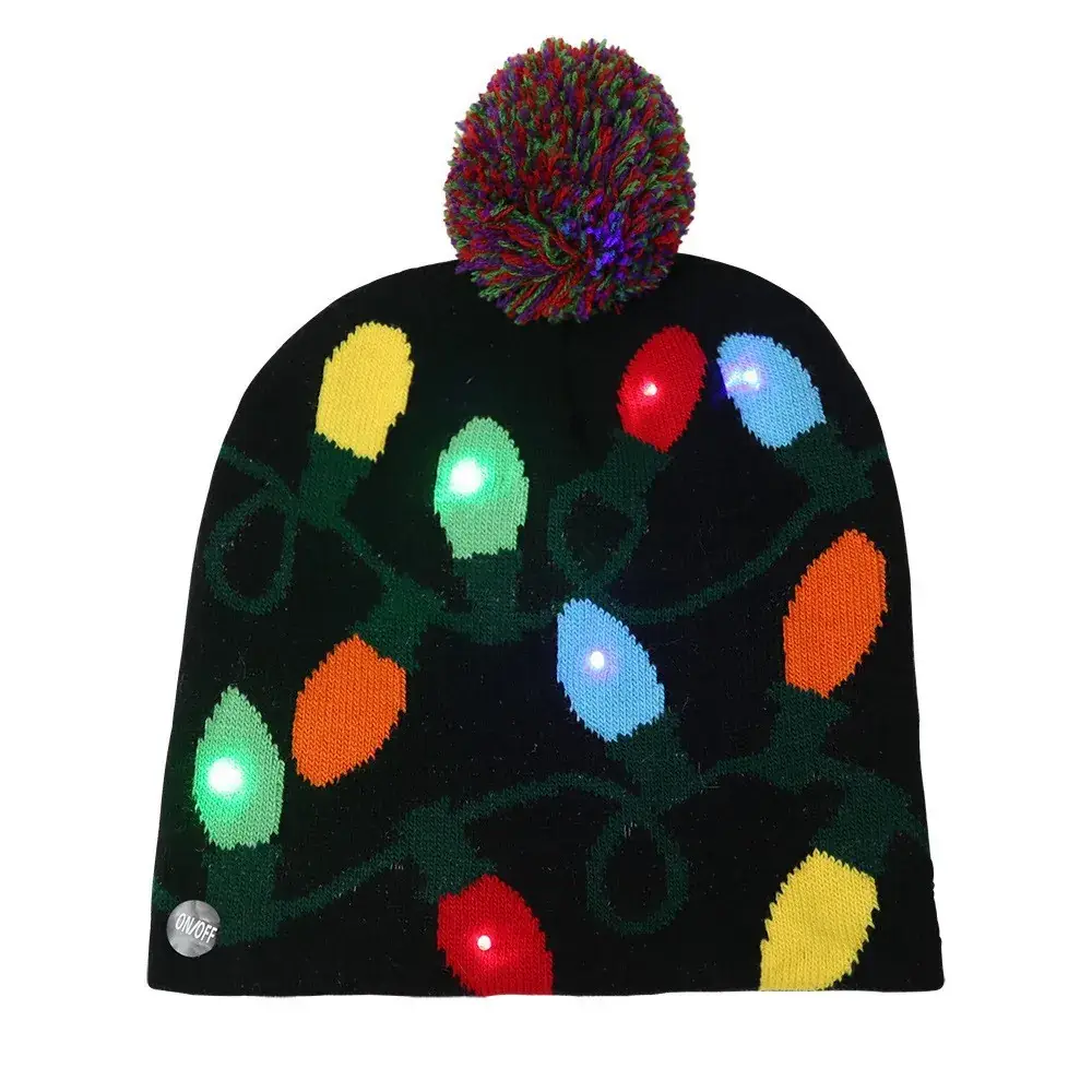 New Cross-Border Christmas Knitted Wool Hats for Adults & Kids - Image 16