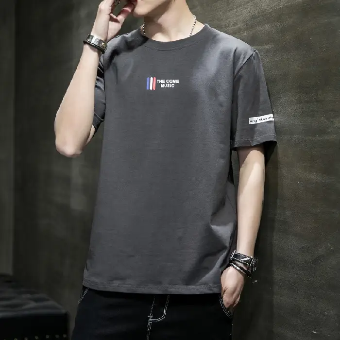 Men's Grey Ice Silk Straight Pants Spring Summer Stretch — feature 9