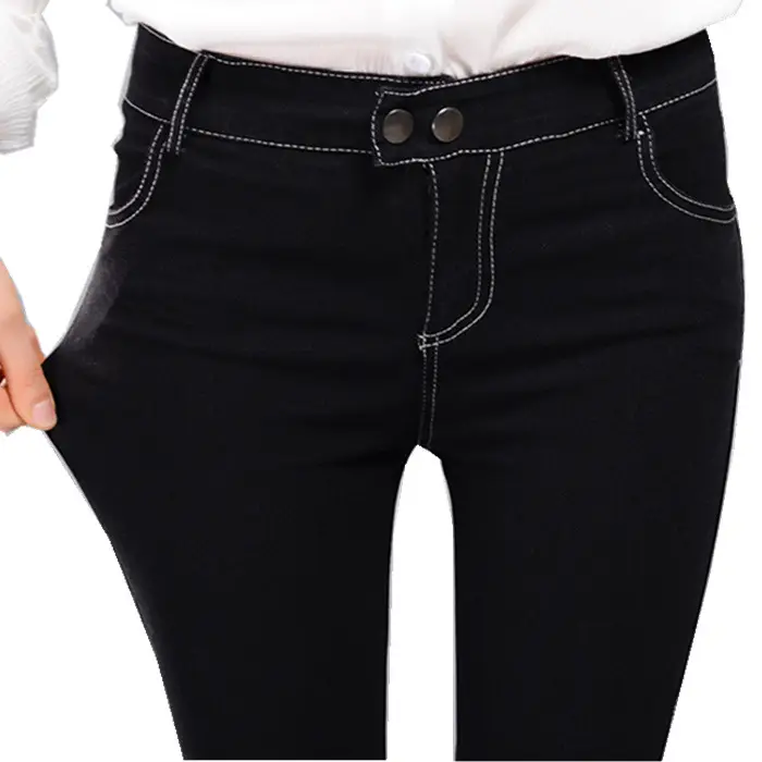 2022 Black High Waist Skinny Leggings Women