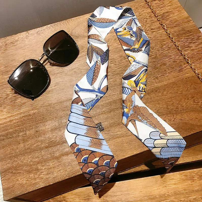 Women's Multi-color Silk Twill Scarves for Women