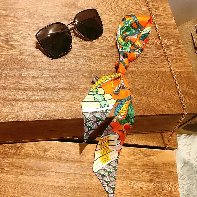 Women's Multi-color Silk Twill Scarves for Women