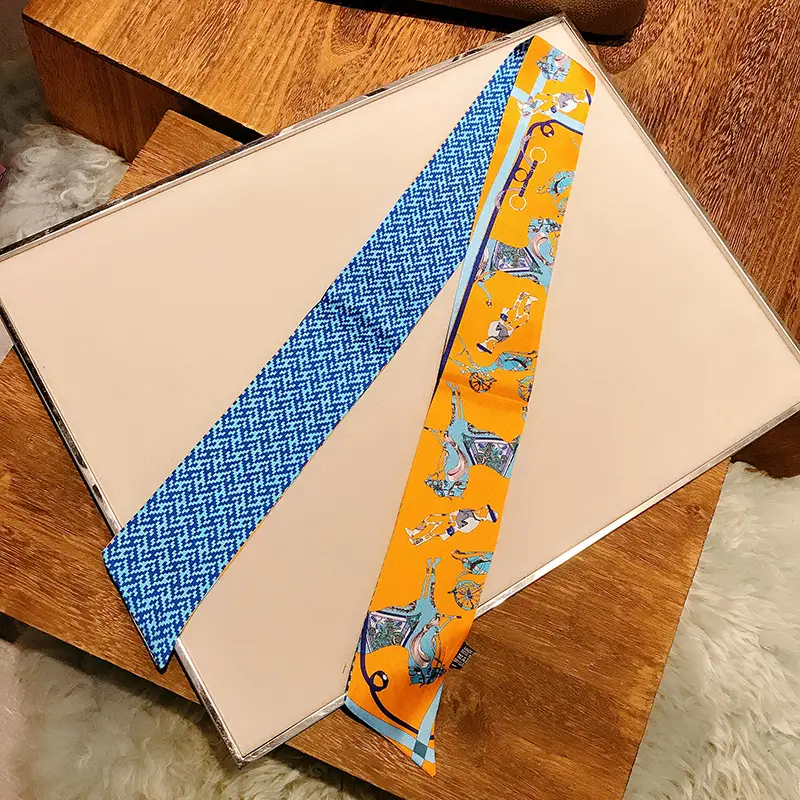 Women's Multi-color Silk Twill Scarves for Women