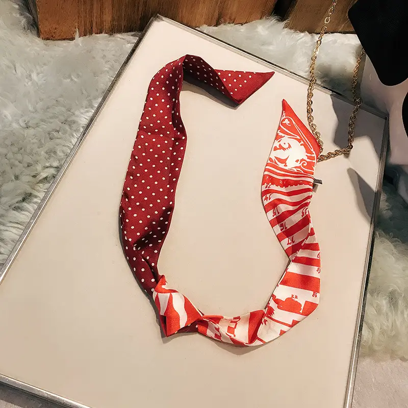 Women's Multi-color Silk Twill Scarves for Women