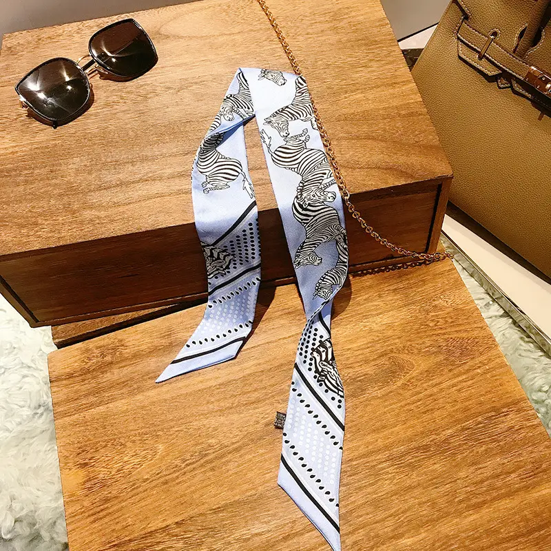 Women's Multi-color Silk Twill Scarves for Women