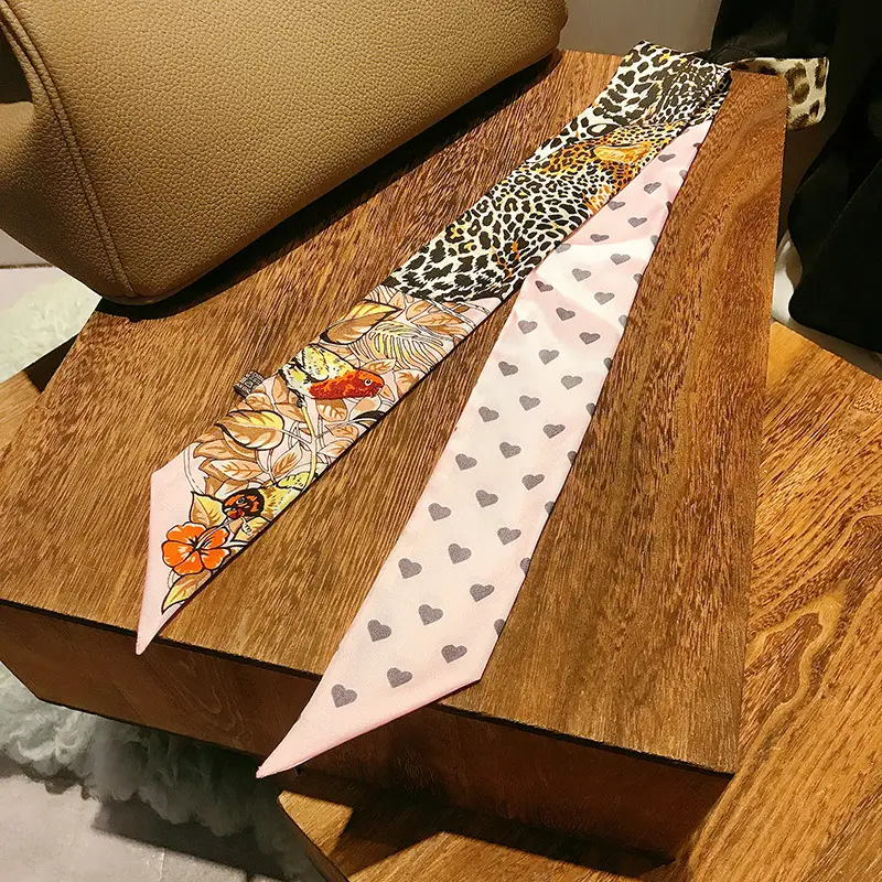 Women's Multi-color Silk Twill Scarves for Women