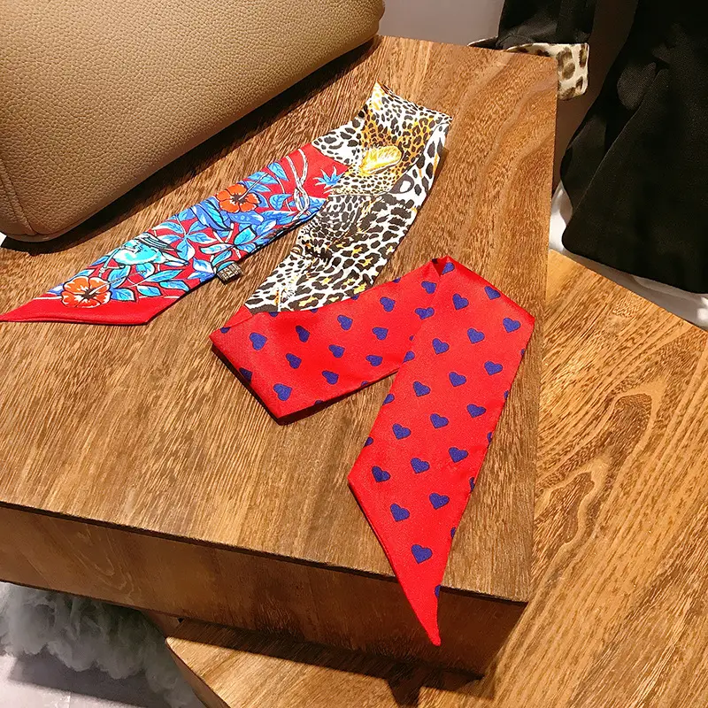 Women's Multi-color Silk Twill Scarves for Women