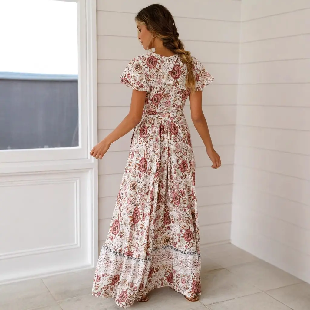 Women's Printed Maxi Dress Hot Sale Cross Border - Image 7