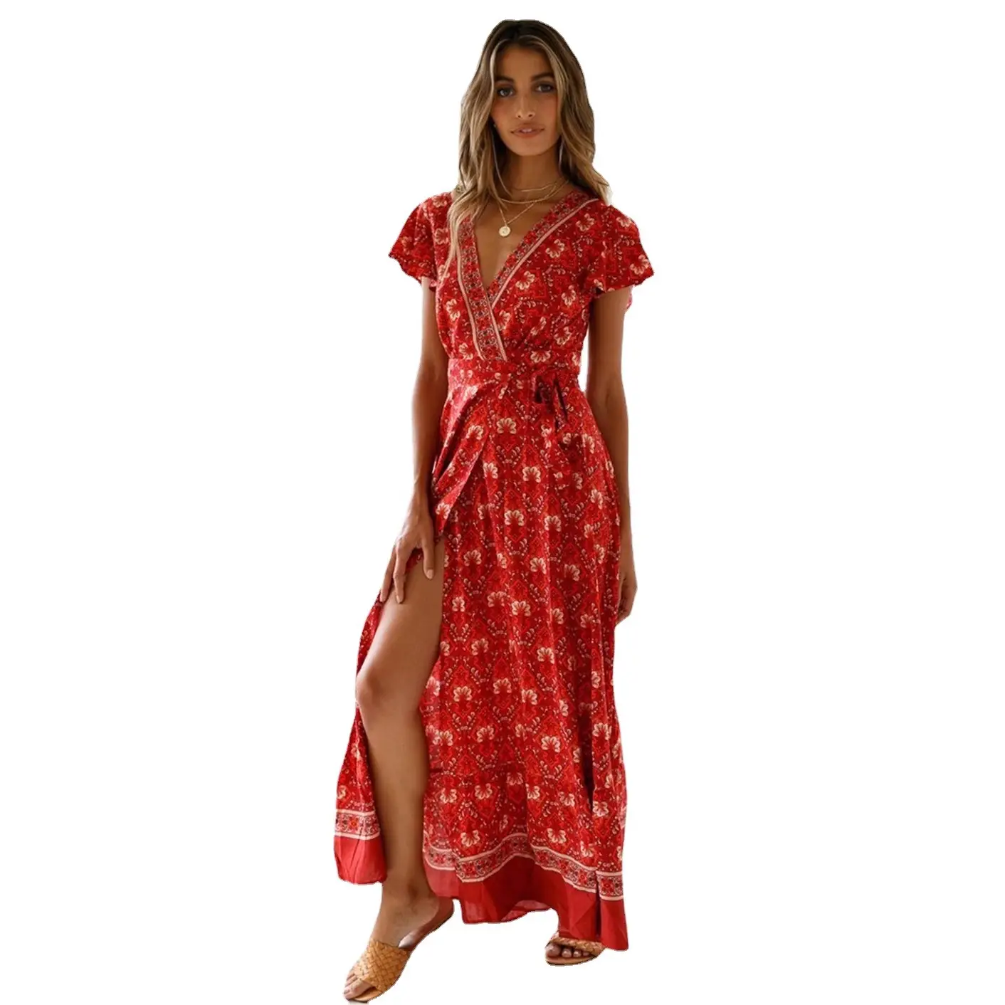 Women's Printed Maxi Dress Hot Sale Cross Border - Image 8