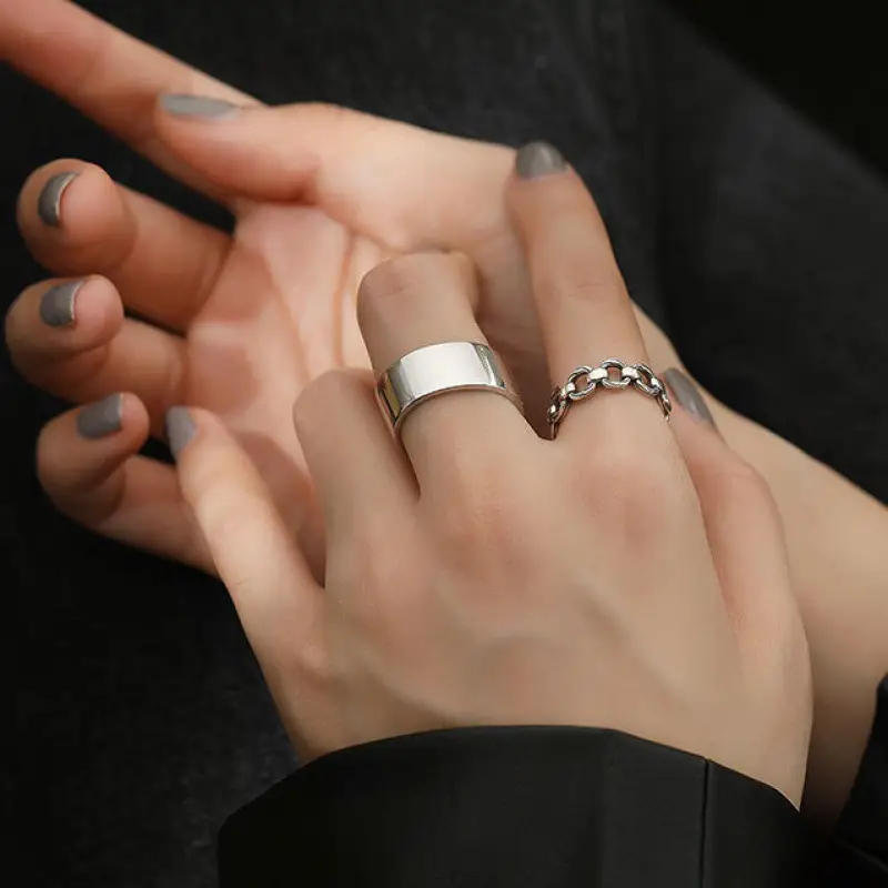 925 Sterling Silver Star Ring for Women Men - Image 15