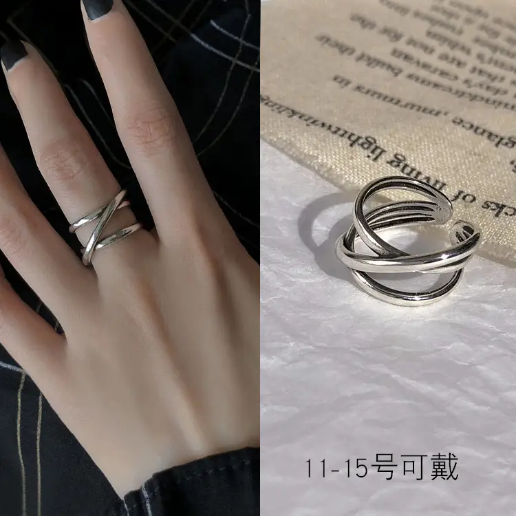 925 Sterling Silver Star Ring for Women Men - Image 7