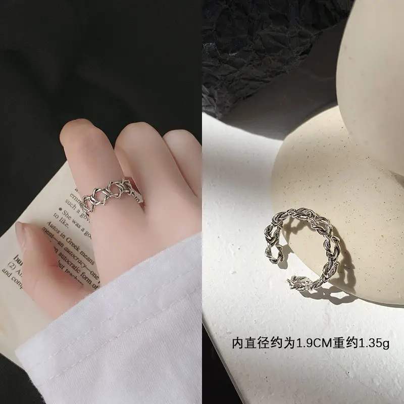 925 Sterling Silver Star Ring for Women Men - Image 9
