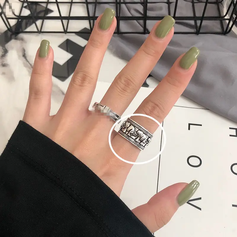 925 Sterling Silver Star Ring for Women Men - Image 3