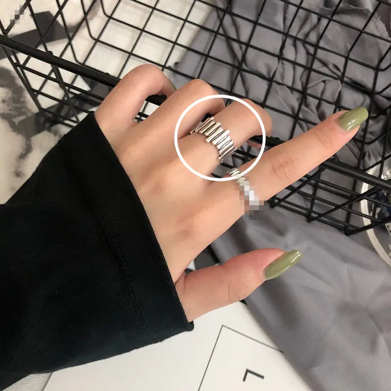 925 Sterling Silver Star Ring for Women Men - Image 4