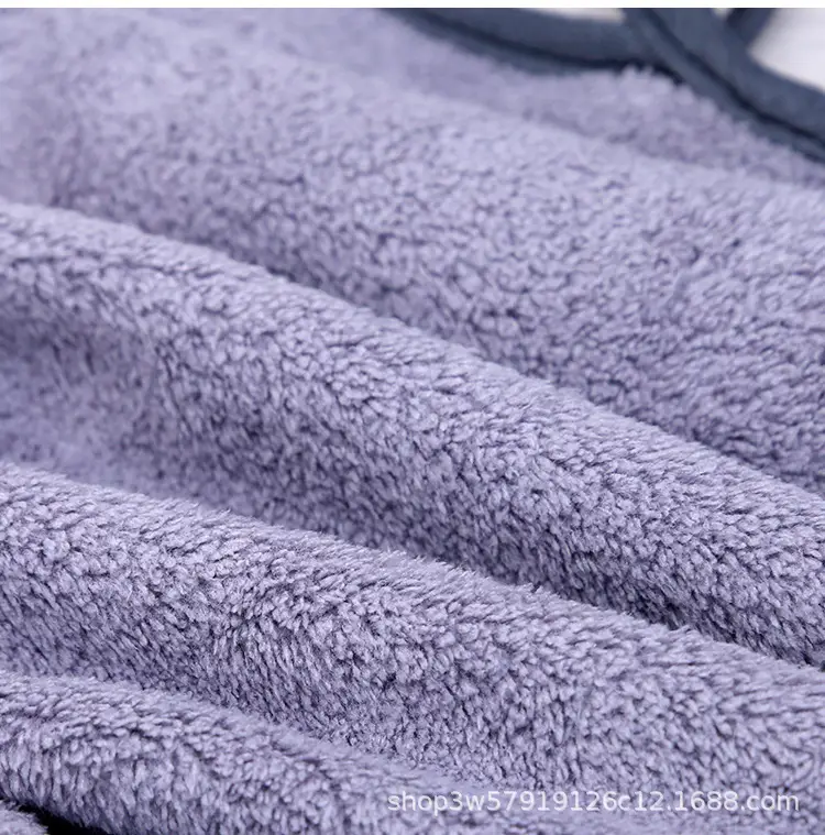 Coral Velvet Bath Towel Absorbent White — feature 10
