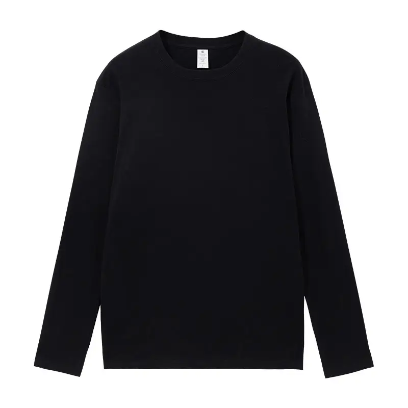 Men Long Sleeve T-Shirt White Base Cotton 3XL - Image 2