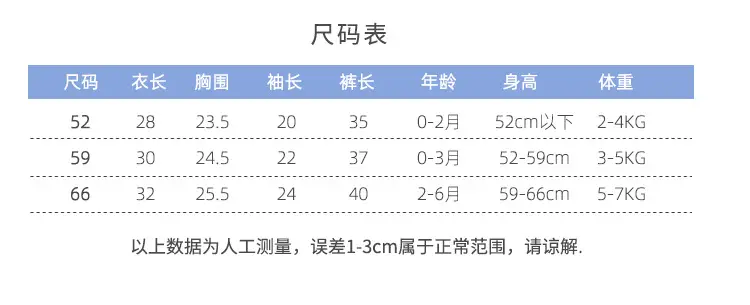 系带尺码表