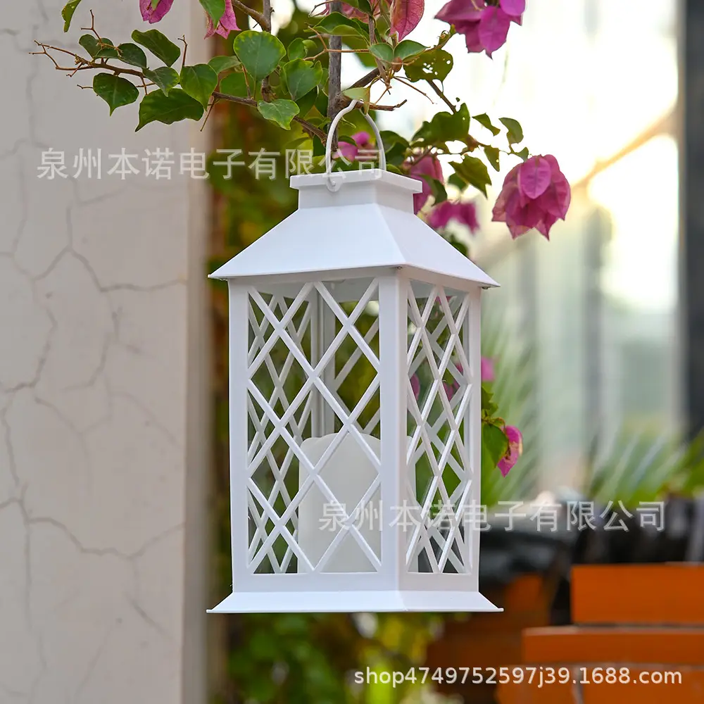 Wooden Solar Garden Lantern for Outdoor Decor — feature 12