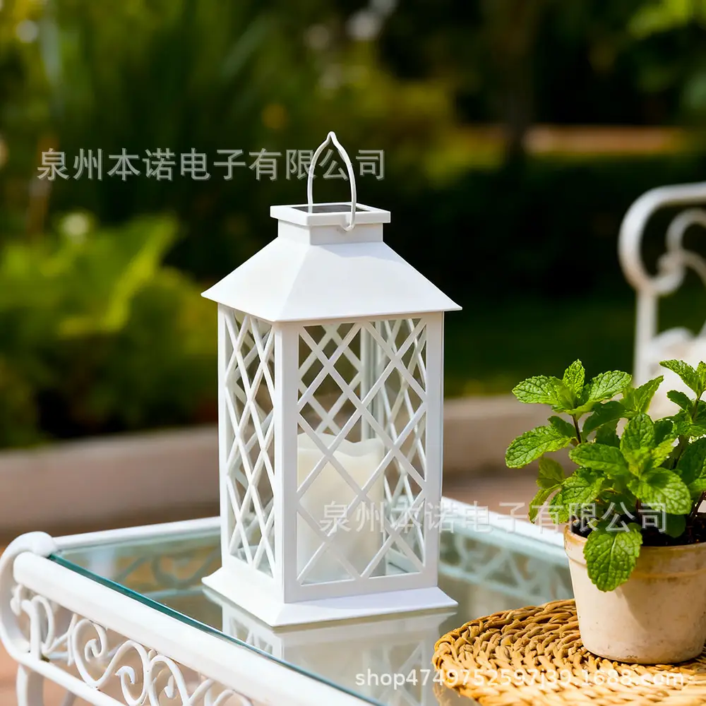 Wooden Solar Garden Lantern for Outdoor Decor — feature 13