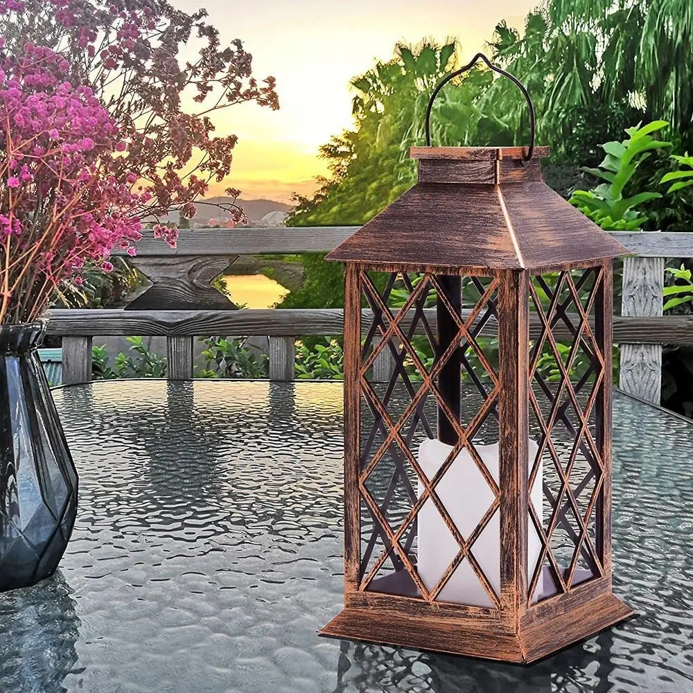 Wooden Solar Garden Lantern for Outdoor Decor — feature 7