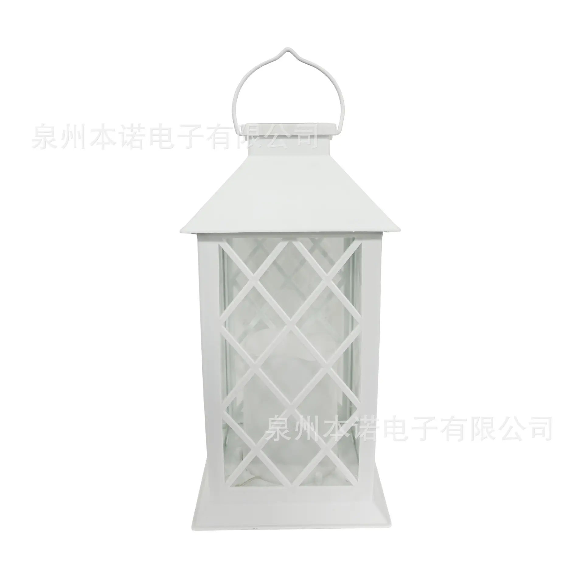 Wooden Solar Garden Lantern for Outdoor Decor