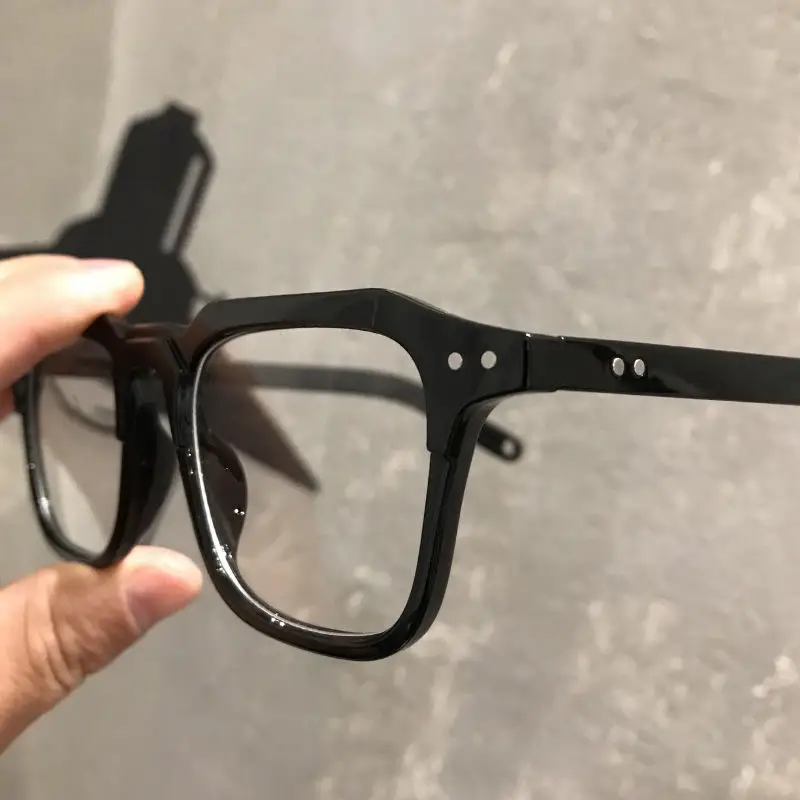 Black Square Frame Glasses for Men Women 2024 Anti-Blue Light - Image 6