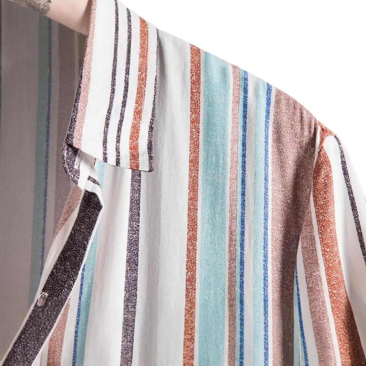 Men's Striped Short Sleeve Shirt 2021 - Image 5