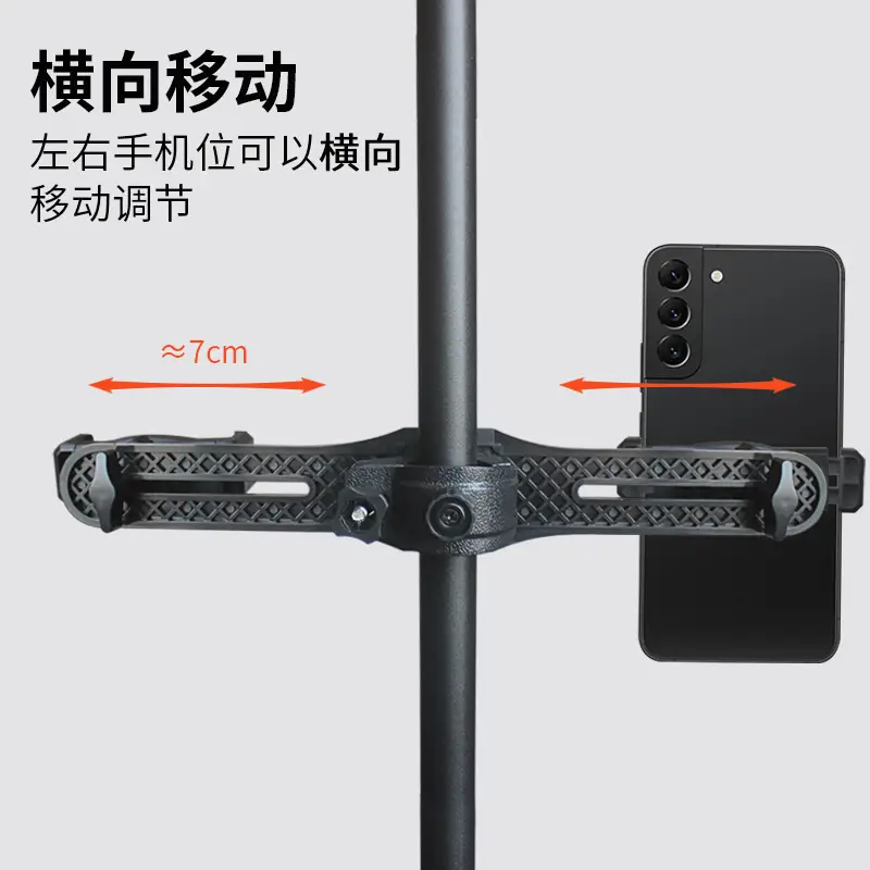 Dual Phone Holders for Live Streaming & Streaming Light Accessory Clamp - Image 9